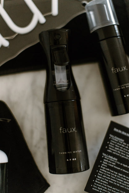faux. Tanning Water